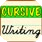 Cursive Writing icon