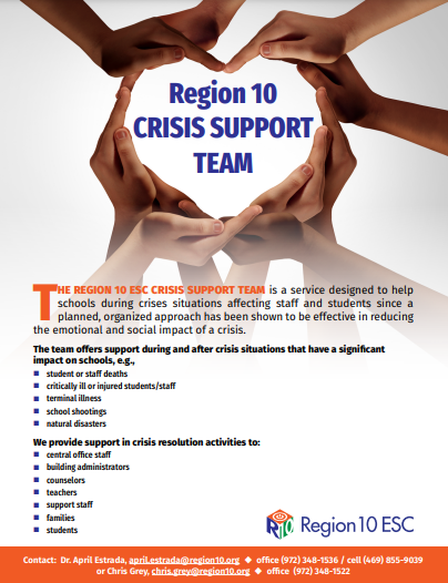 Crisis Team Flyer Screenshot