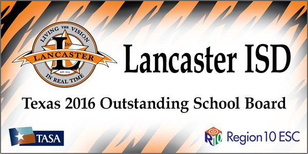 Lancaster Outstanding School Board banner