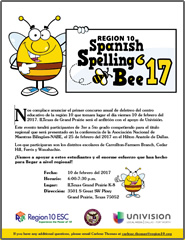 Spanish Spelling Bee flyer thumbnail