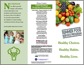 Summer Food Service Program trifold thumbnail