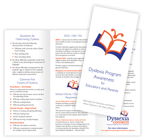 Dyslexia Program Awareness flyer thumbnail