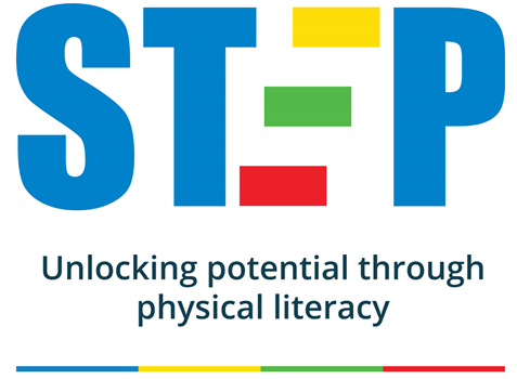 STEP logo - Unlocking potential through physical literacy