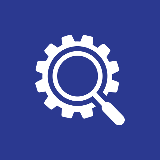 search and gear icon